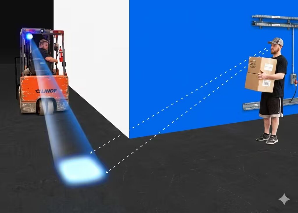 forklift bluespot ışık