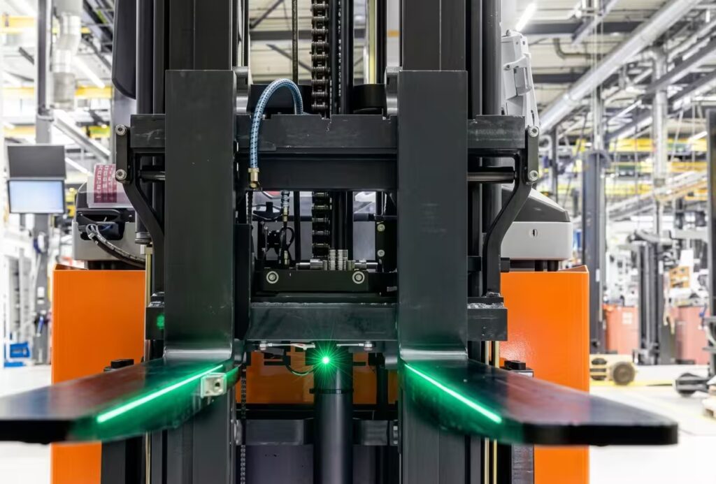 forklift çatal hizalama lazeri