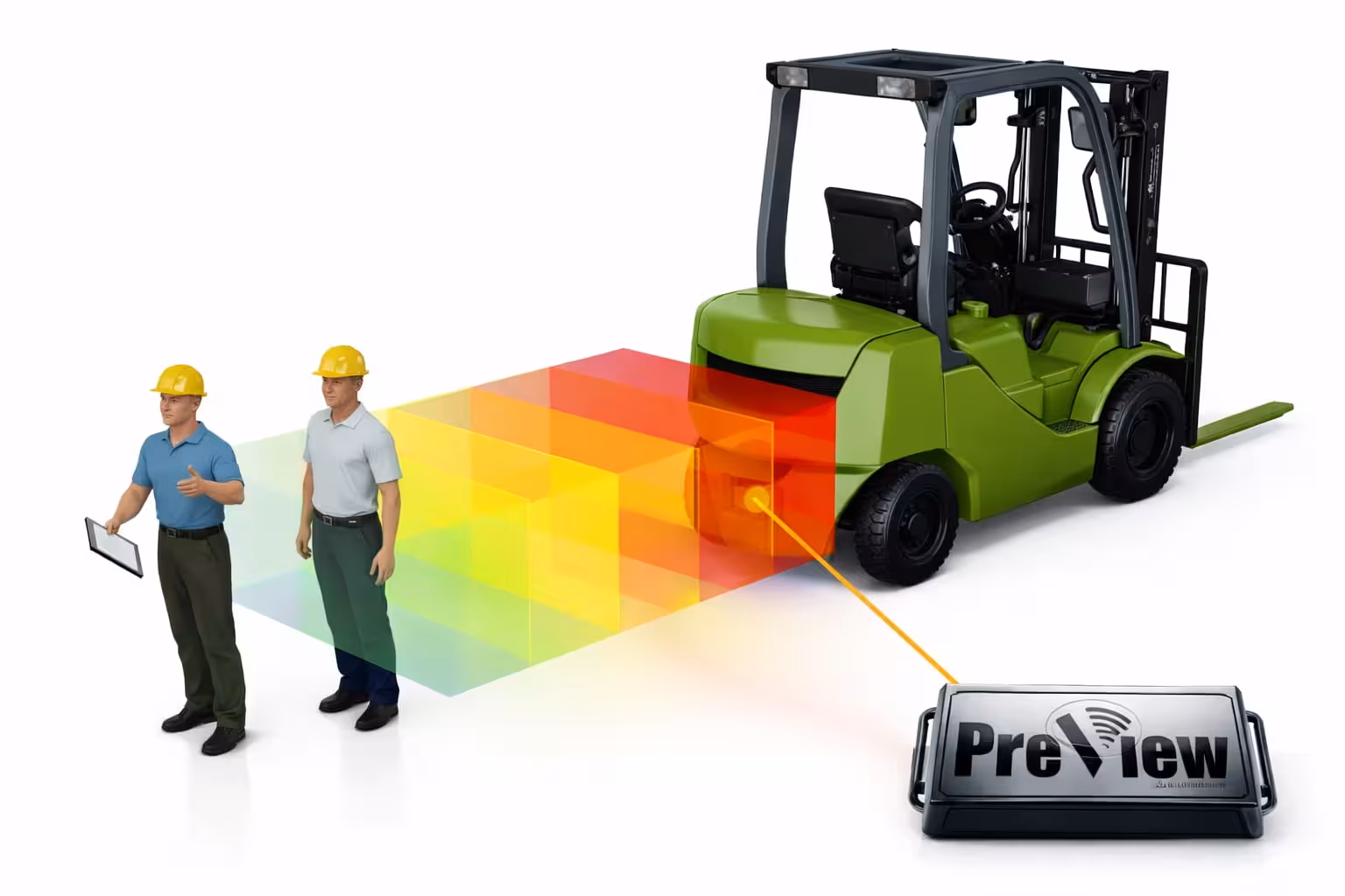 forklift geri yaklaşım sensörü_radar sensör